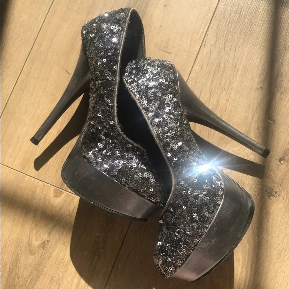 Glitter heels